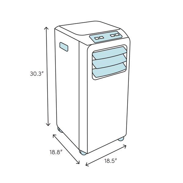 Whynter 12000 Btu Portable Air Conditioner For 450 Square Feet Sq Ft With Remote Included 1980